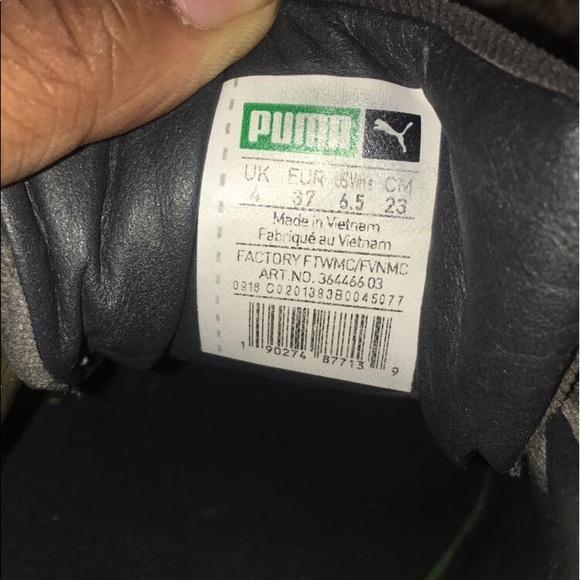 RIHANNA Fenty Puma Velvet Gray Creepers - Picture 8 of 8